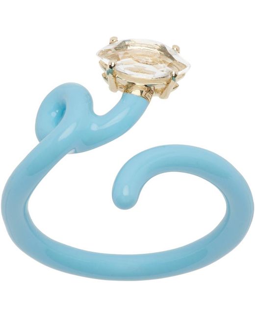 Bea Bongiasca ブルー Baby Vine Tendril リング Blue