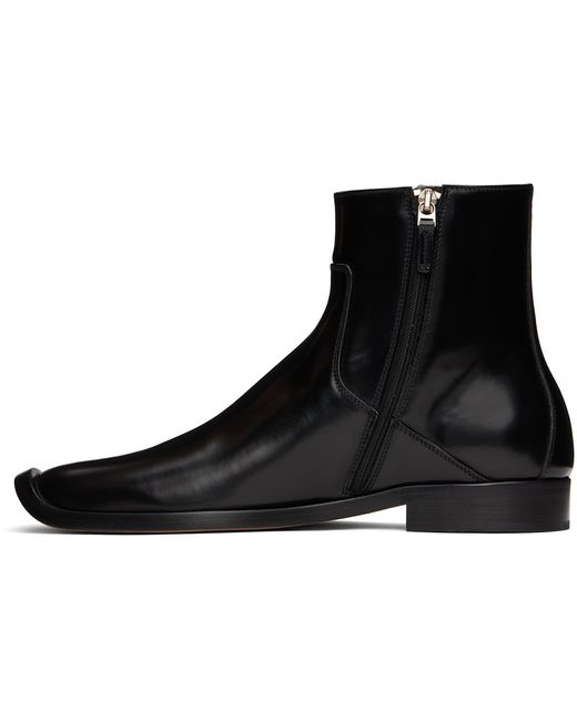 Bottega Veneta Black Comma Ankle Boots for men