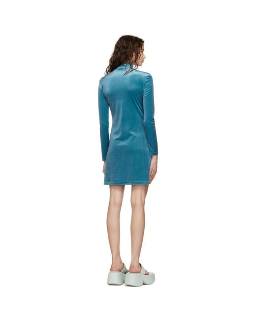 ROKH Black Mask Mini Dress