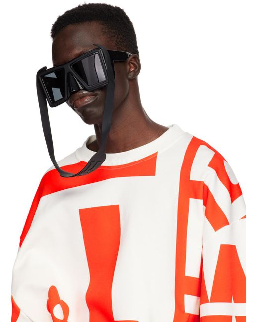 Walter Van Beirendonck Black Komono Edition Otherworldly Sunglasses for men