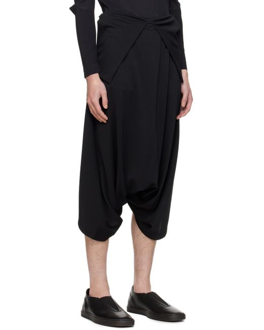 132 5. Issey Miyake Black 132 5.m2 Trousers for men