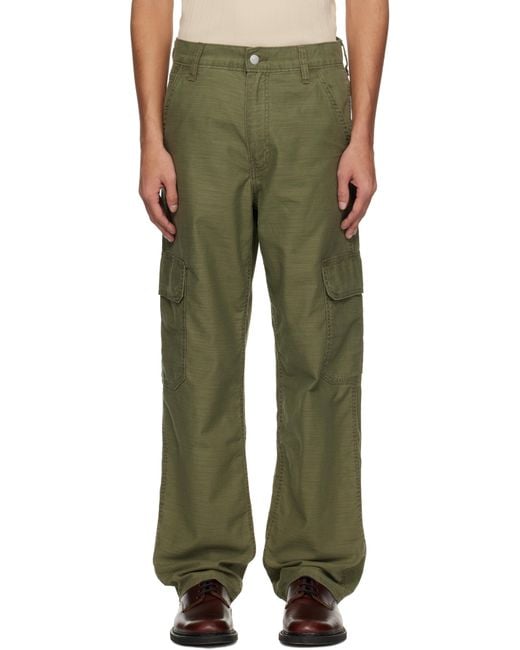Levi's Green 568 Loose Straight Cargo Pants for men