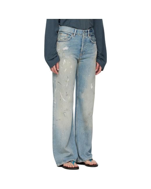Acne Blue Regular-Fit 2021F Jeans