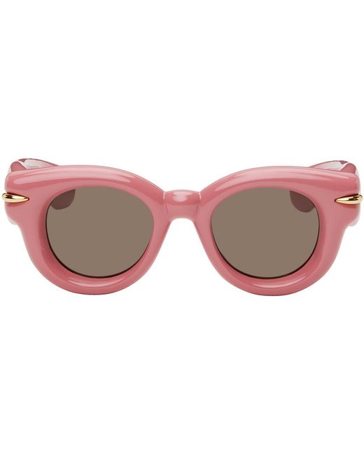 Loewe Black Pink Inflated Round Sunglasses