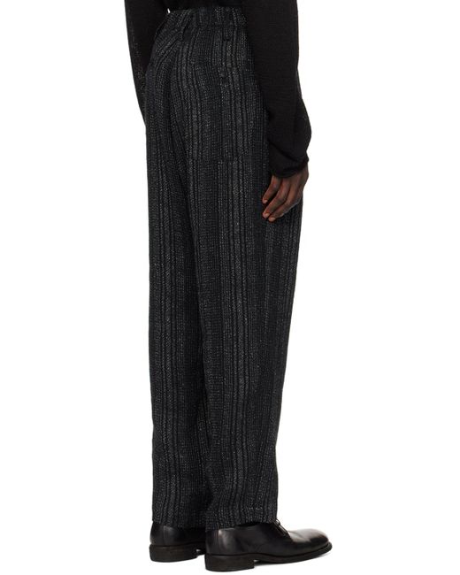 Pantalon noir à poche pour monnaie Yohji Yamamoto pour homme en coloris Black