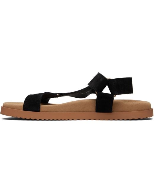 DSquared² Black Suede Sandals for men