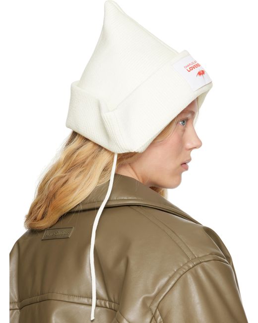 Charles Jeffrey ホワイト Paper Boat ビーニー Multicolor