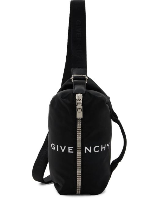 Sac-ceinture à glissièreà logo g Givenchy pour homme en coloris Black