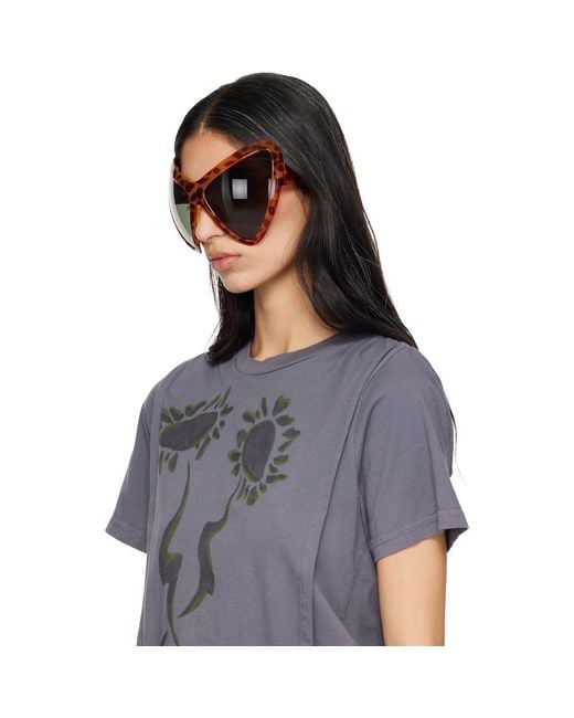 Collina Strada Pink Tan Mariposa Sunglasses