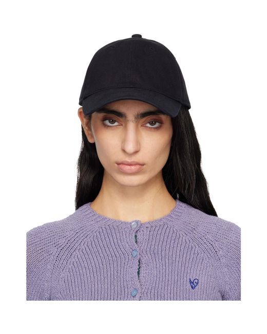 Acne Blue Embroidered-Logo Cap