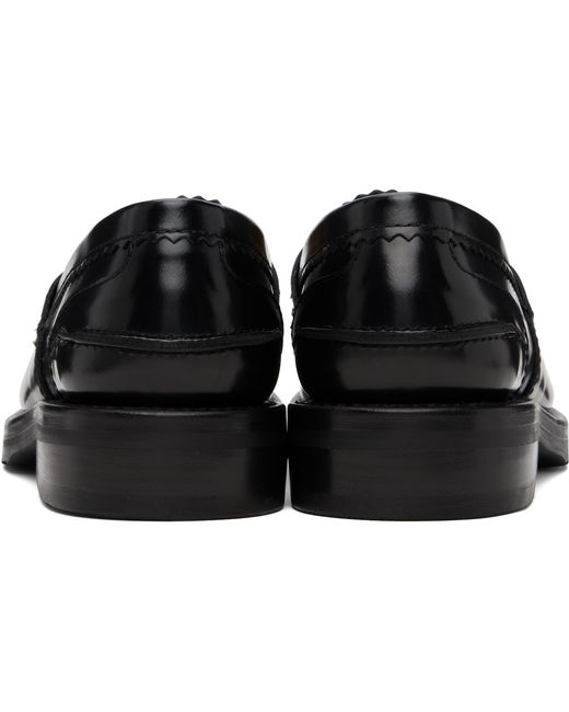 Our Legacy Black Leather Loafers