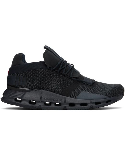 On Shoes Black Cloudnova Sneakers for men