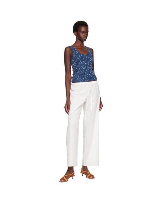 Cou Cou White 'The Pant' Lounge Pants