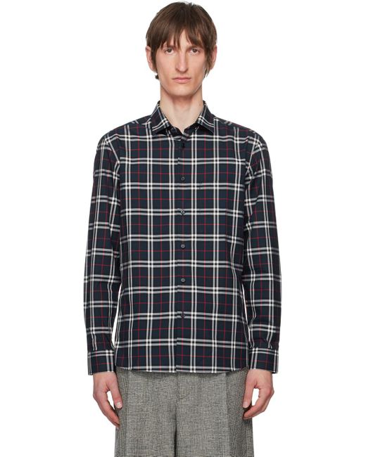 Chemise burberry homme bleu hotsell