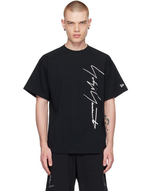 Yohji Yamamoto Black New Era Edition T-shirt for men
