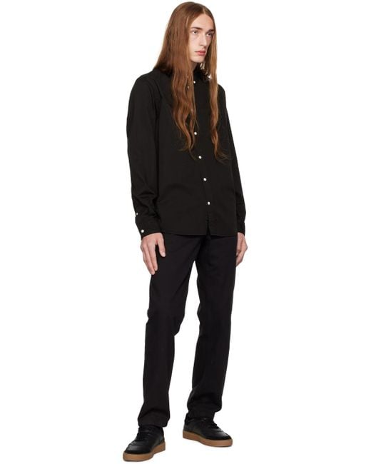 Norse Projects Black Anton Shirt for men