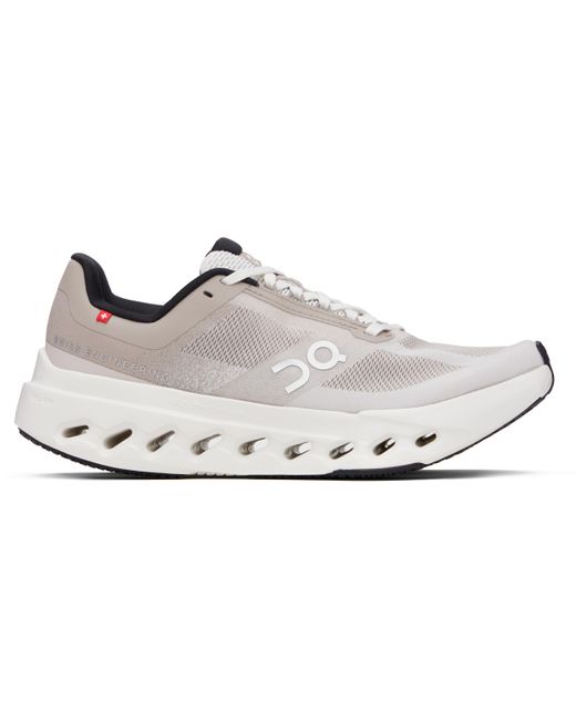 On Shoes Black Taupe Cloudsurfer Next Sneakers