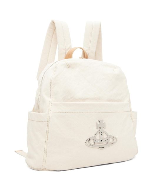 Vivienne Westwood Natural George Medium Backpack