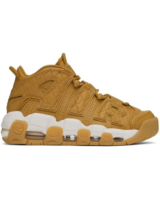 Nike uptempo tan store