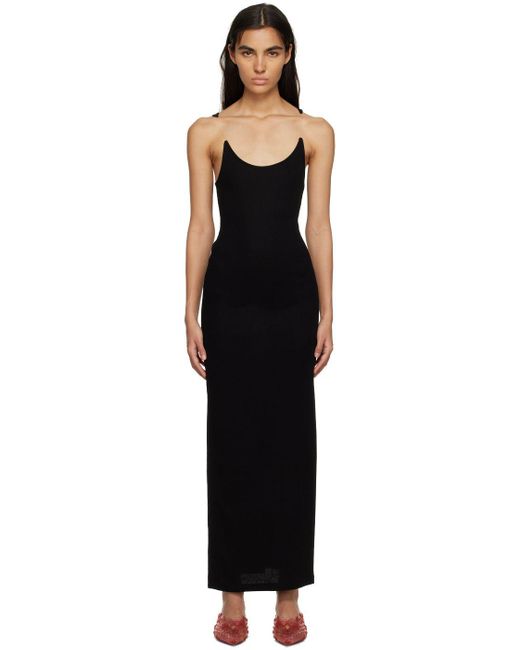 Y. Project Invisible Strap Maxi Dress in Black | Lyst