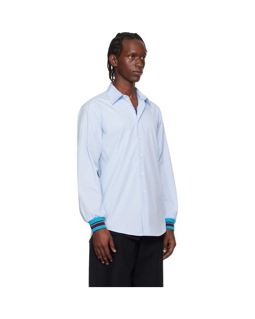 Dries Van Noten White Poplin Shirt for men