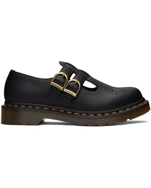 Dr. Martens 8065 Mary Jane Oxfords in Black Lyst