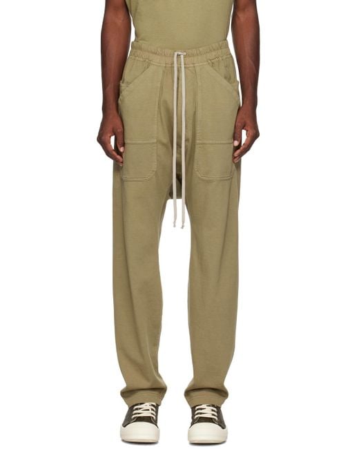 Rick Owens Natural Khaki Classic Cargo Pants for men