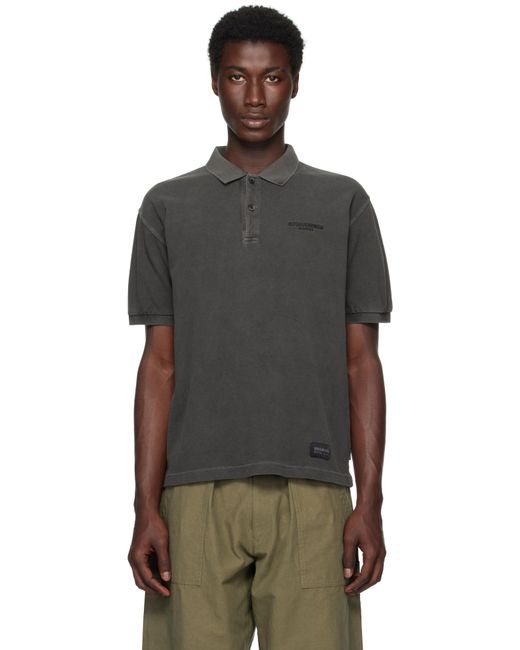 Neighborhood Black Pigment Dyed/Polo for men