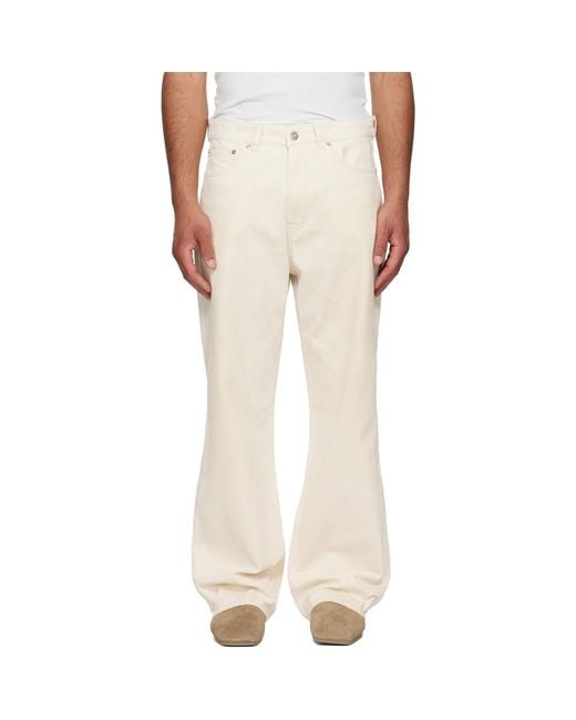 Our Legacy Natural Off- Third Cut Jeans for men