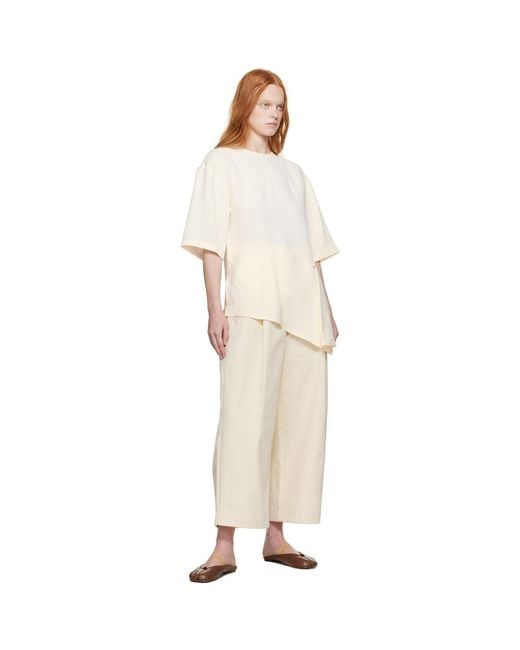 Studio Nicholson Natural Off- Vichy Top