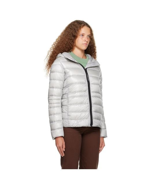 Canada Goose White Silver Cypress Down Jacket
