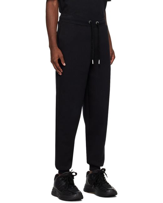 AMI Black Drawstring Sweatpants for men