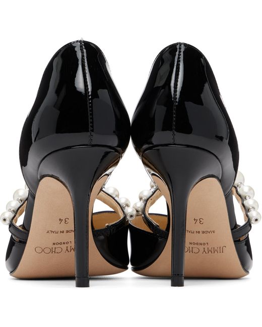 Jimmy Choo Black Aurelie 85 Heels