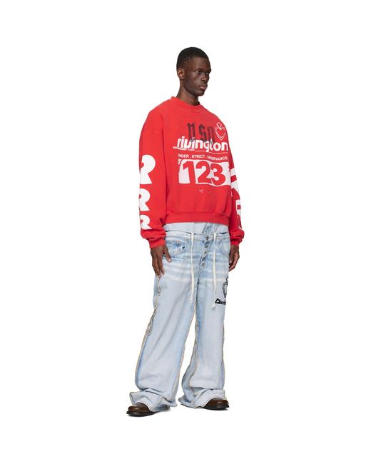 RIVINGTON roi Rebis Red Membership Uso Crewneck Sweatshirt for men