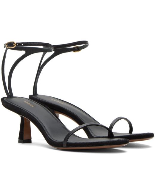 Neous Black Tanev Heeled Sandals
