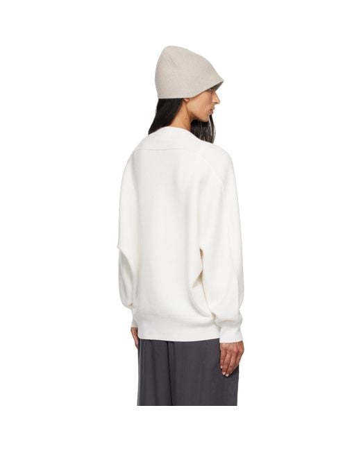 Lisa Yang White Haily Sweater