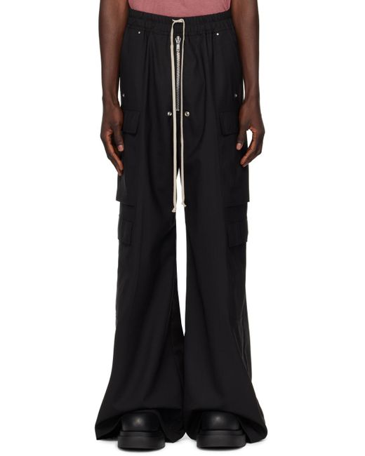 rick owens Porterville Cargobelas カーゴベラ Rick Owens☆ブラック Porterville Cargobelas カーゴパンツ