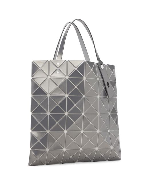 Issey Miyake Gray Lucent Metallic Tote