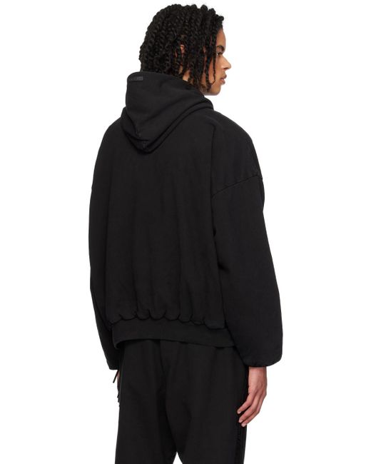 Fear Of God Black Patch Hoodie for men