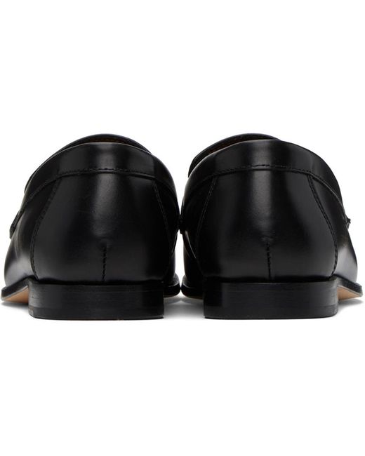 Common Projects Black Flat Loafers