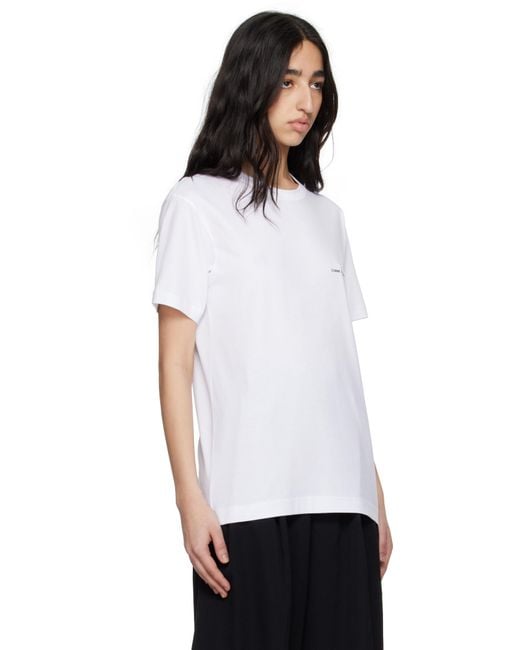 Comme des Garçons White Logo T-Shirt