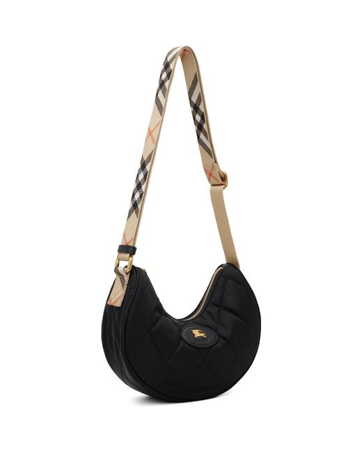 Burberry Black Horseshoe Crossbody Bag
