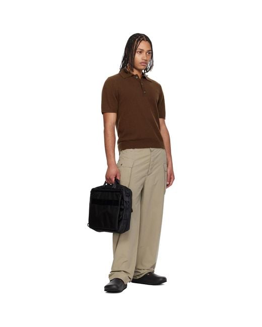 Master Piece Black Slick 3Way Briefcase for men