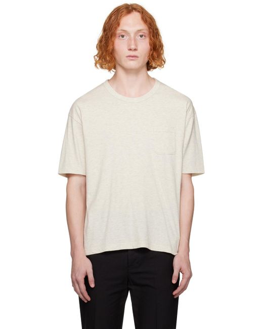 Visvim Black Off-white Ultimate Jumbo T-shirt for men