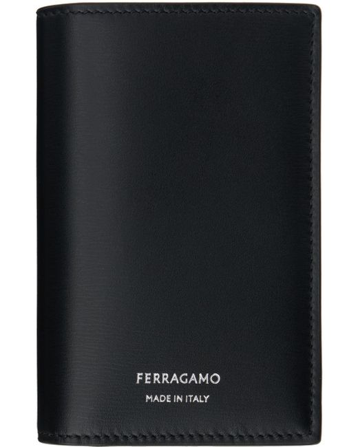 Ferragamo Black Credit Card Holder for men