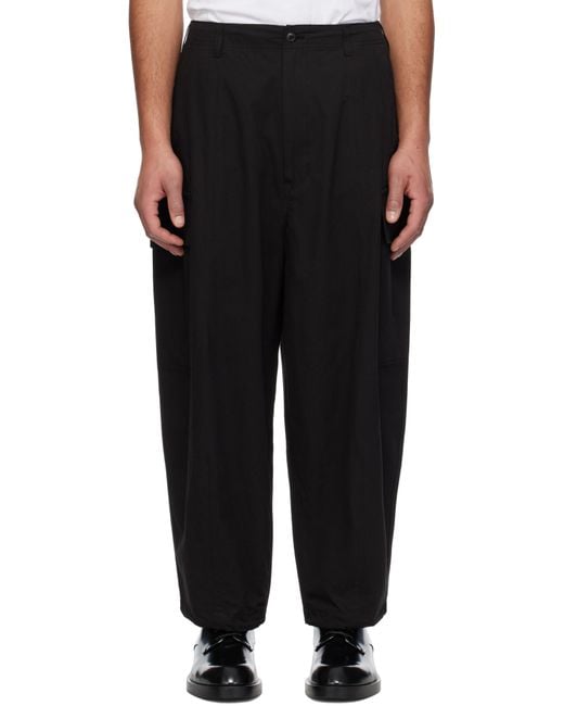 Comme des Garçons Black Cotton Compact Weather Cargo Pants for men