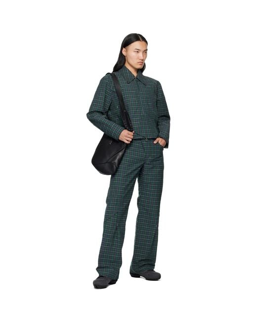 Kiko Kostadinov Kraner Cropped Blouson Jacket in Black for Men | Lyst