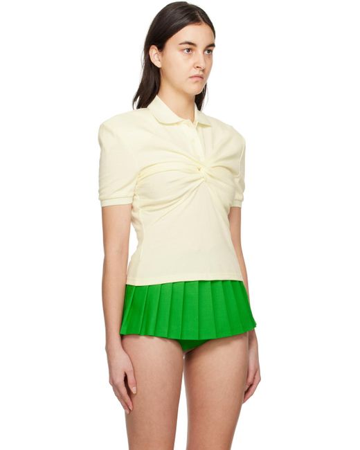 Pushbutton Green Knotted Polo