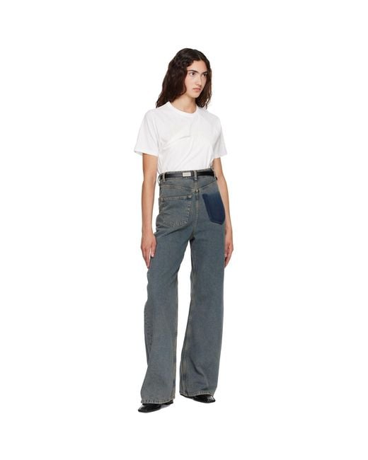MM6 by Maison Margiela Black Numeric Mini Calf Leather Belt