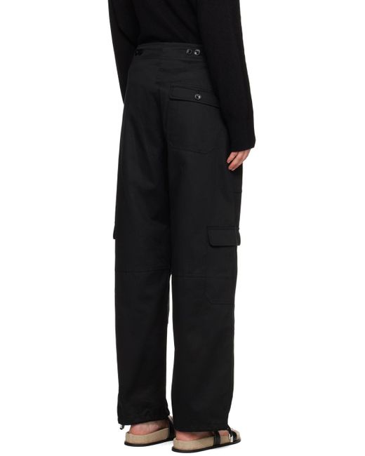 Pantalon cargo noir Totême  en coloris Black